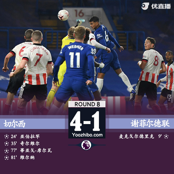 <a href=/zuqiu/suoyou/chelsea/ target=_blank class=infotextkey>切尔西</a>4-1谢菲尔德联